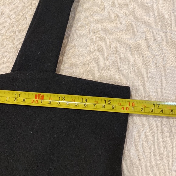 NWT.  Love Black Wool Pleated Dress.  34” length - Picture 11 of 15